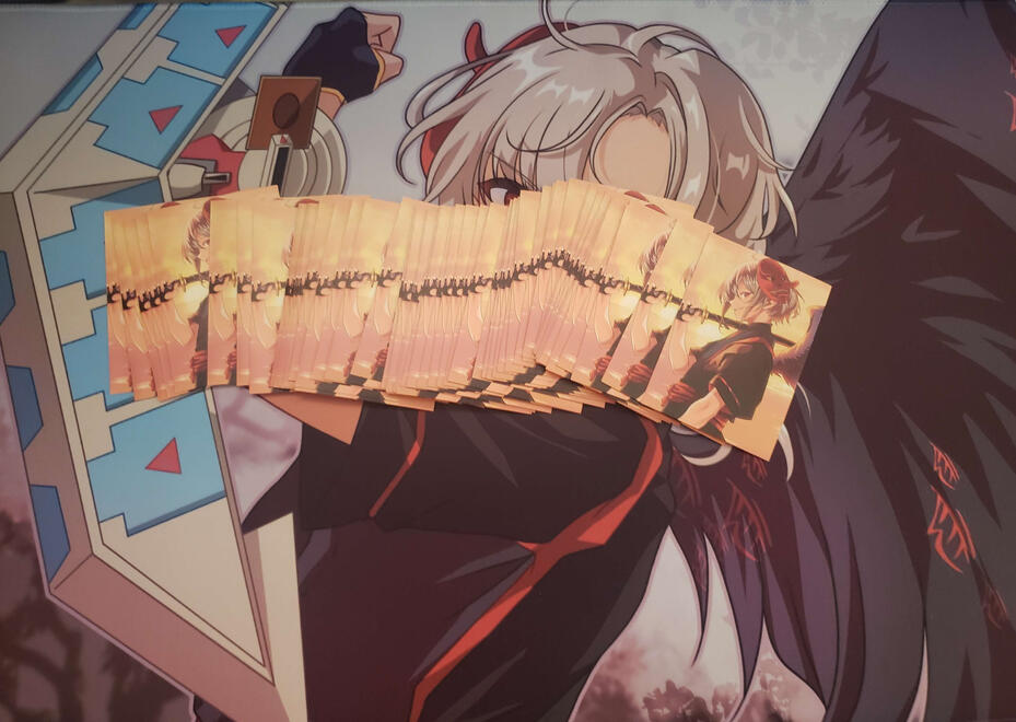 Art for Card Sleeves and Playmat Art for Card Sleeves and Playmat